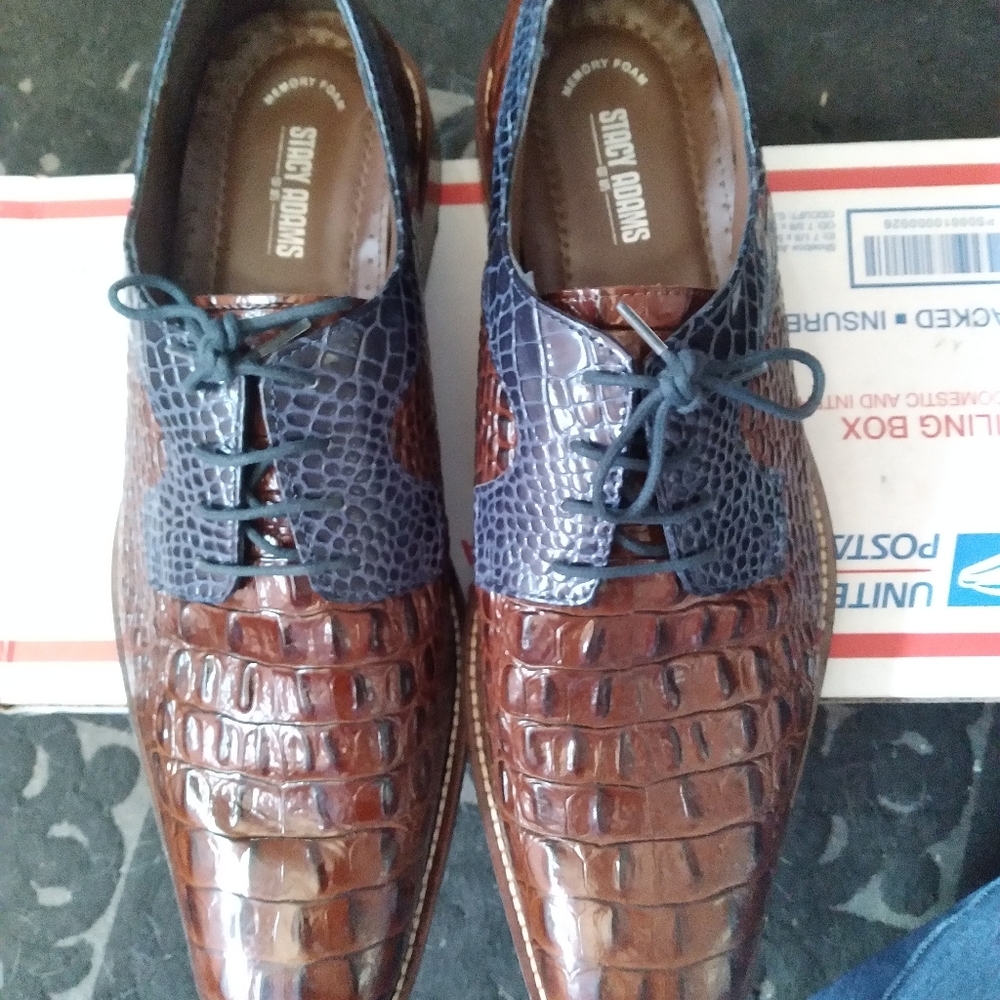 Stacy adams croc oxford
